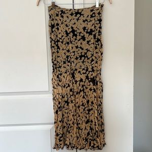 & Other Stories - Floral MIDI Chiffon Skirt